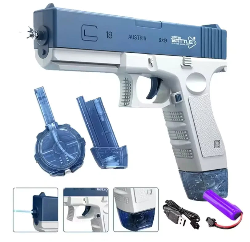 43cm Summer Beach Electric Toy Gun – Portable and Fun for Kids - # BOT&G521810006