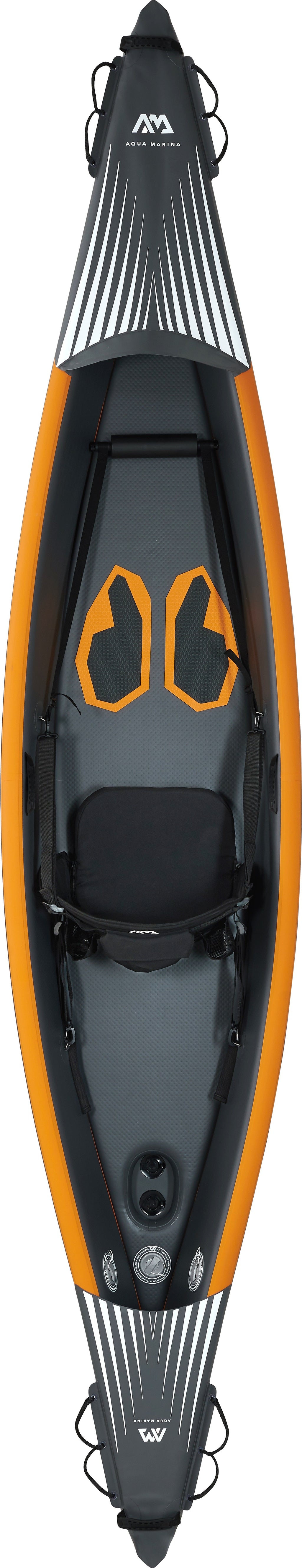 Aqua Marina TOMAHAWK AIR-K 12'4" Inflatable High Pressure Speed Kayak / Canoe