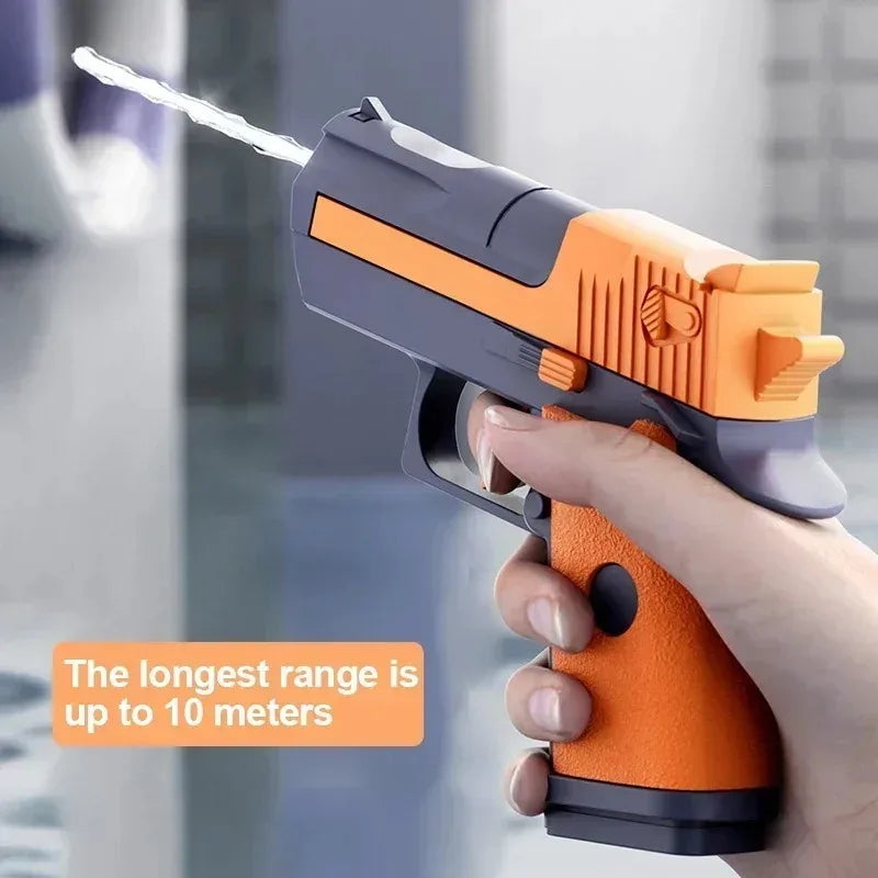 Mini Water Gun | Continuous Firing Outdoor Water Pistol for Kids, Summer Beach Toy