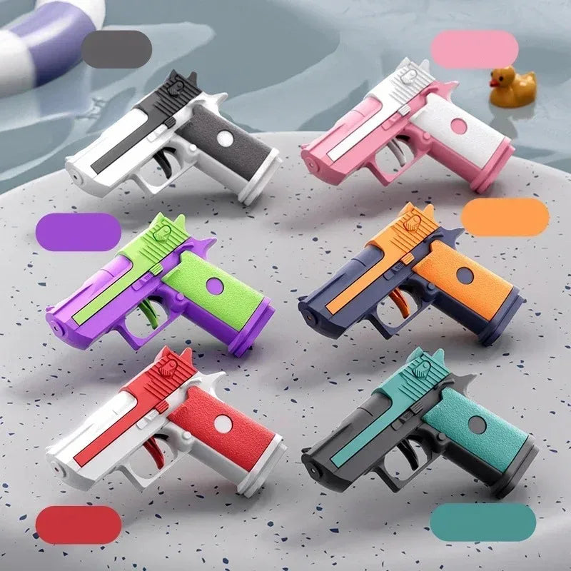 Mini Water Gun | Continuous Firing Outdoor Water Pistol for Kids, Summer Beach Toy