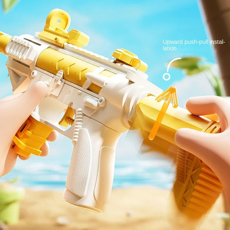 Summer Water Gun M416 non Electric Pistol High-pressure Full Automatic Shooting Water Beach Toy Gun For kid Children Boys Girls